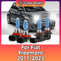 2/4pcs High Performance Halogen Headlight Bulbs 6000k High Low Beam 12V Fiat Freemont 2011