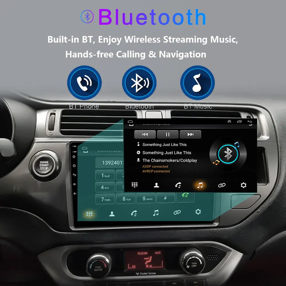 Android 16 Carplay DSP Car Radio For Kia RIO 4 K3 2011 2012 - 2016 2017 Autoradio Multimed