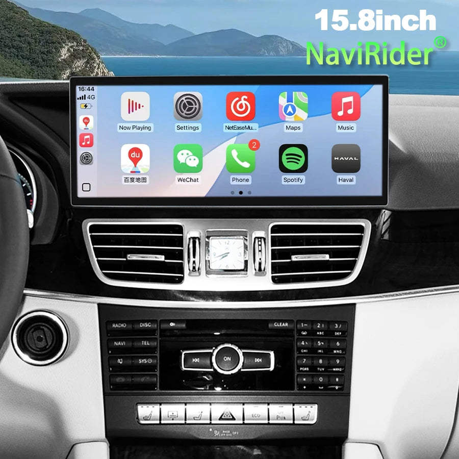 15.8" Screen FOR Benz E Class W212 2014 Android 15 Car Radio Carplay GPS Navigation Multim