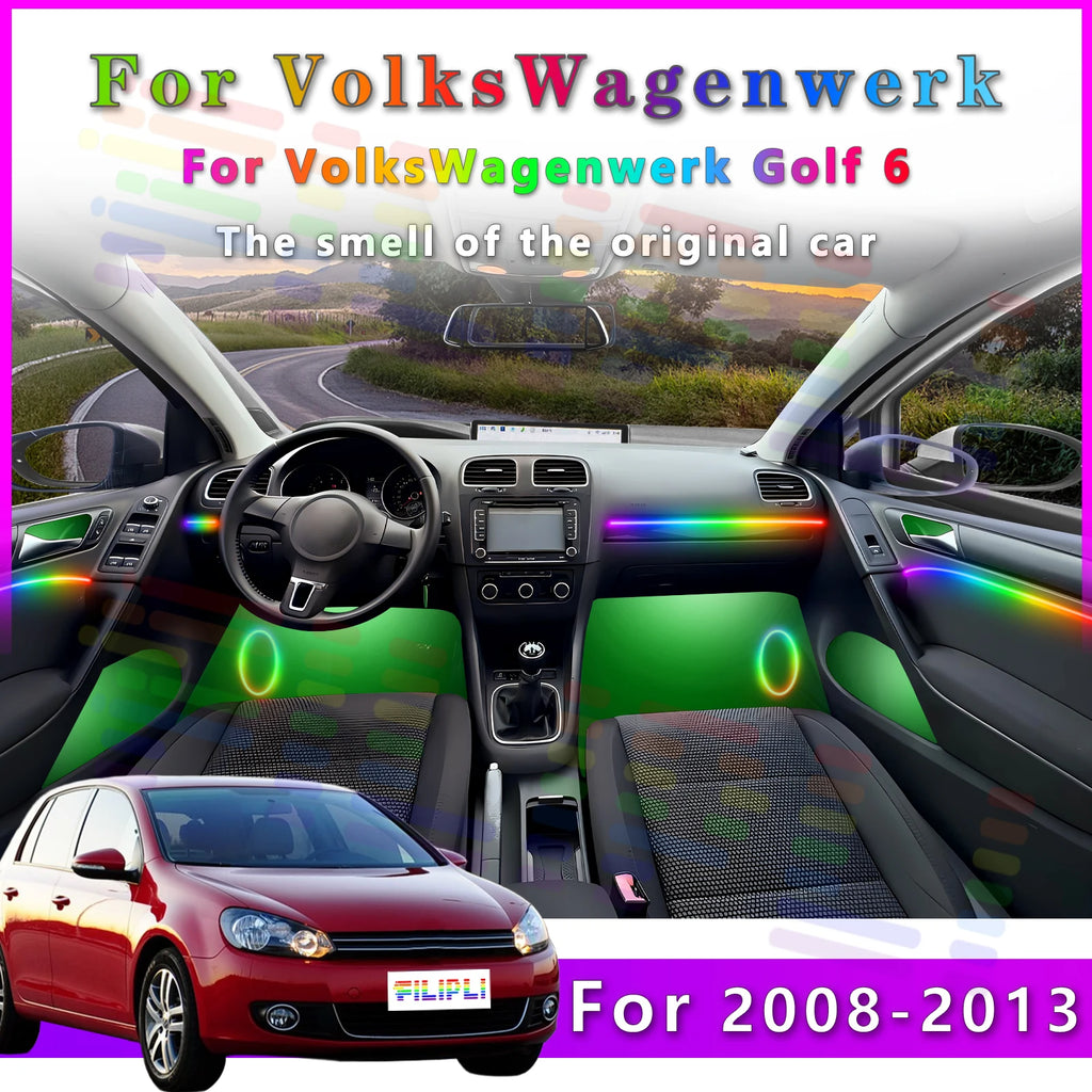 RGB - Ambient Light - for VW 2008-2013 - Car Interior Lighting | AUTOKITSHOP