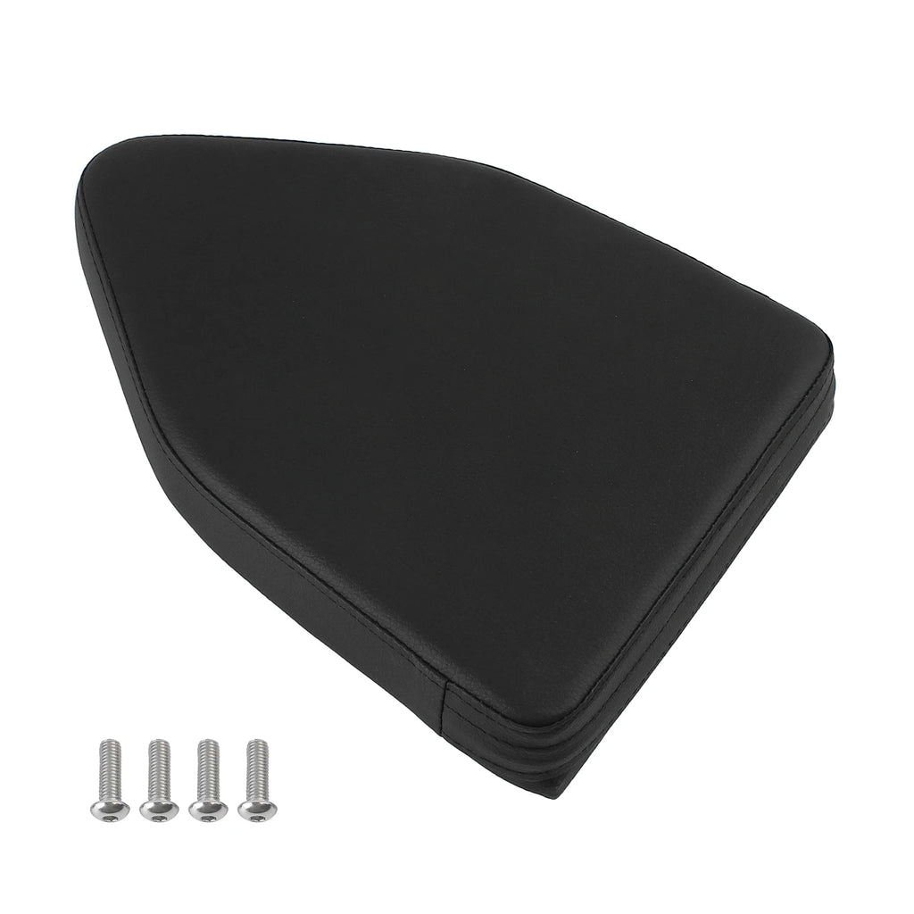 Motorcycle Sissy Bar Cushion Passenger Backrest Pad Detachable For Harley Chopper Touring For Ho - Automotive LED Light