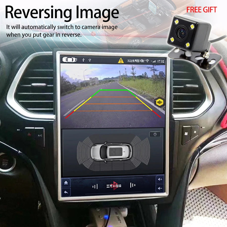 256GB IPS Screen Android 13 For GAC Trumpchi GS4 2010-2017 Car Auto Radio Multimedia Video