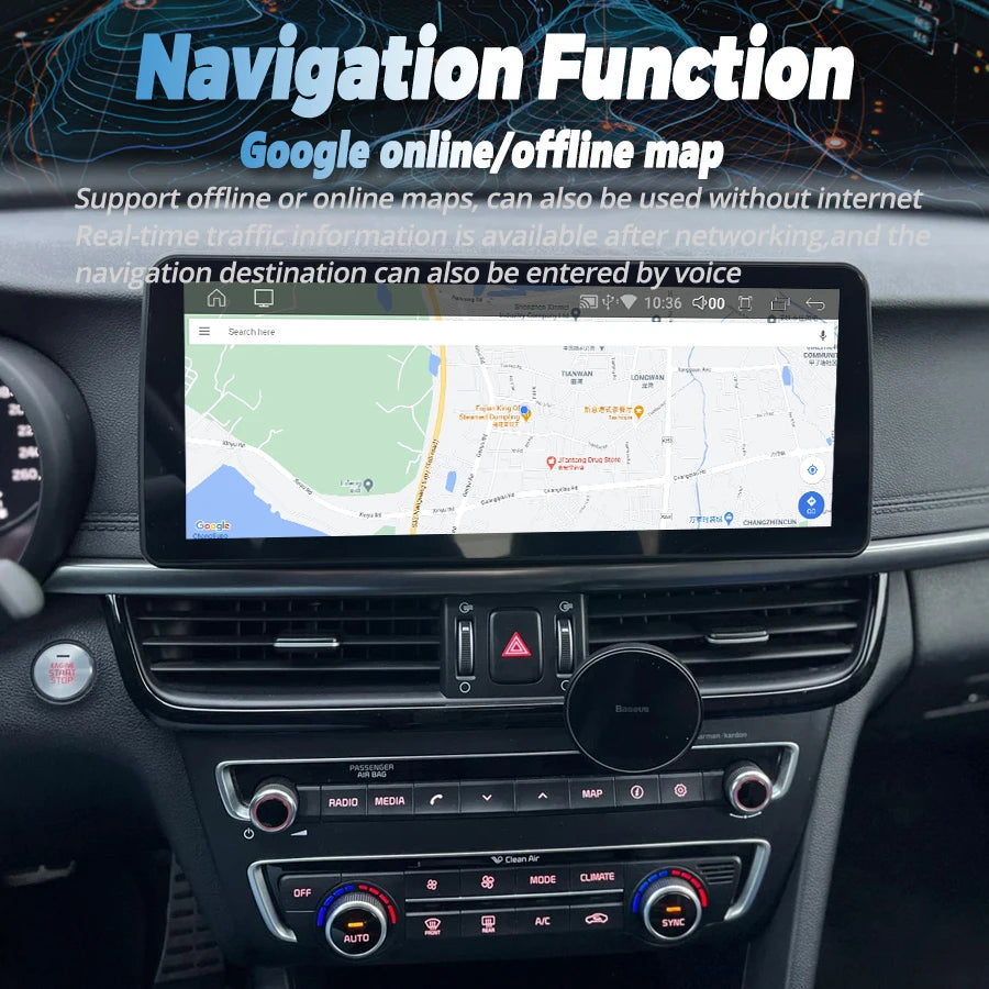 12.3" For KIA optima 2020 2017 2016 Android 14 Car Multimedia Player GPS Navigation Radio
