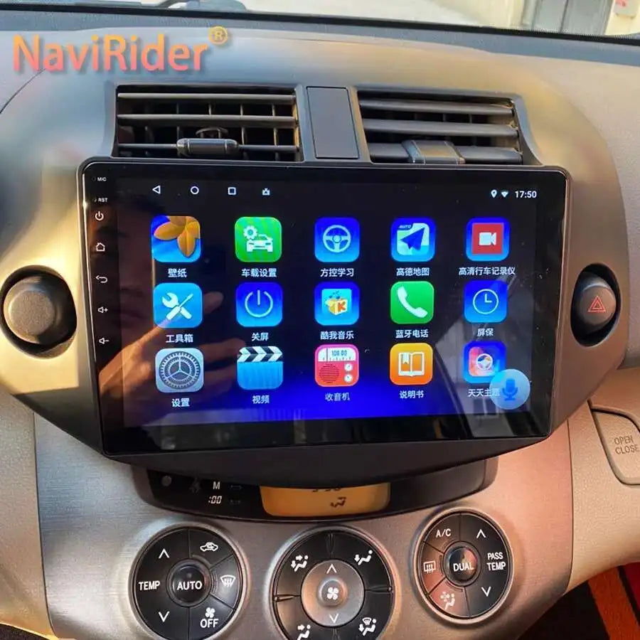 8GB+128GB GPS Navigation Android 14 AI Voice Car Radio Stereo For Toyota RAV4 Rav 4 2006-2