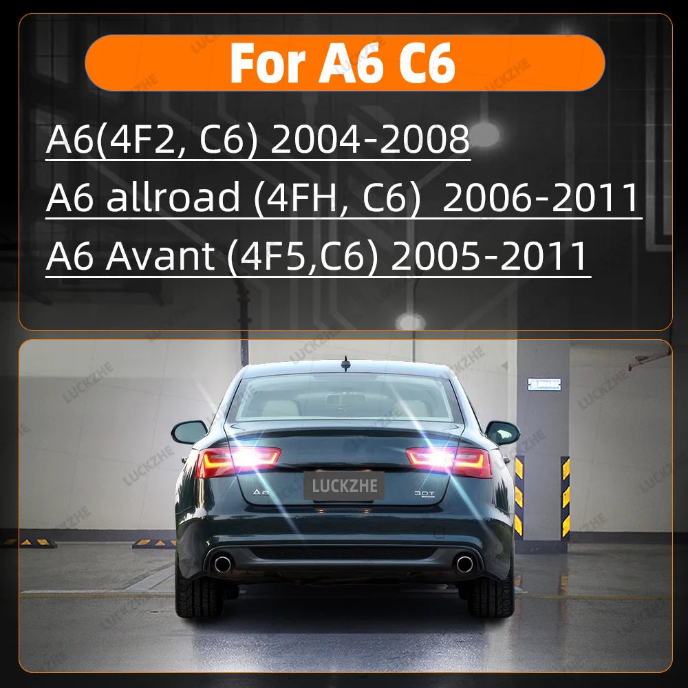 LED Interior Light Kit for Audi A6 Allroad Avant C6 LED Backup Reverse Lights Reversing Lamp - Canbus Error-Free Bulb...