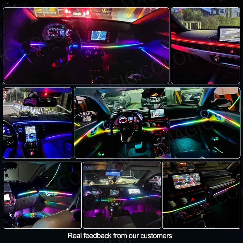 RGB - Ambient Light - for Tesla Model 3 - App Control - Car Interior Lighting | AUTOKITSHOP