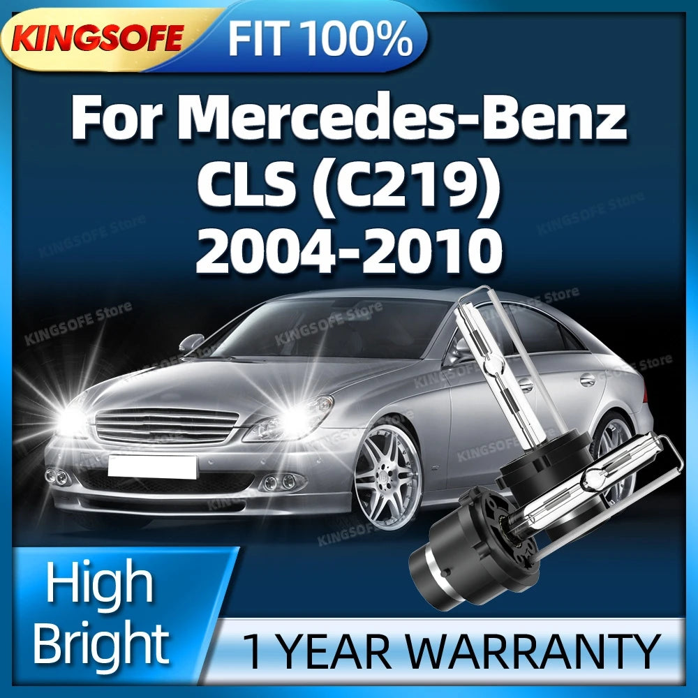 Xenon 35W HID Car Lamp D2S Headlight 6000K Upgrade Bulbs For Mercedes Benz CLS C219 2004-2