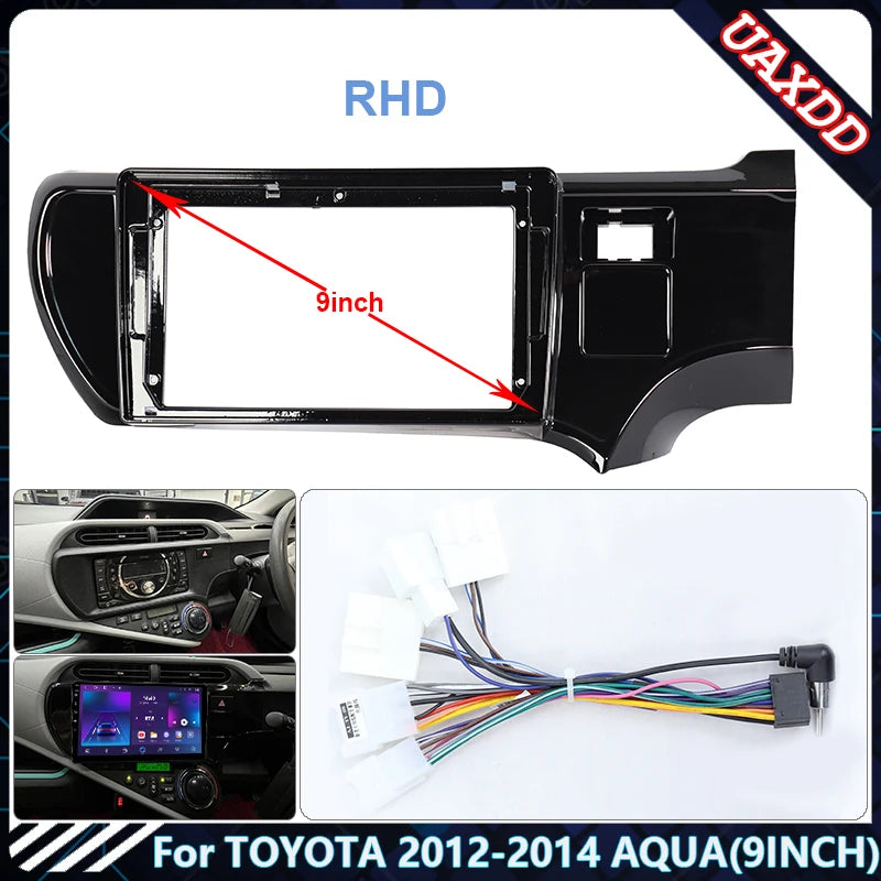 For TOYOTA 2012-2014 AQUA 9INCH RHD UV Car Radio Android Stereo Audio Screen Multimedia Vi