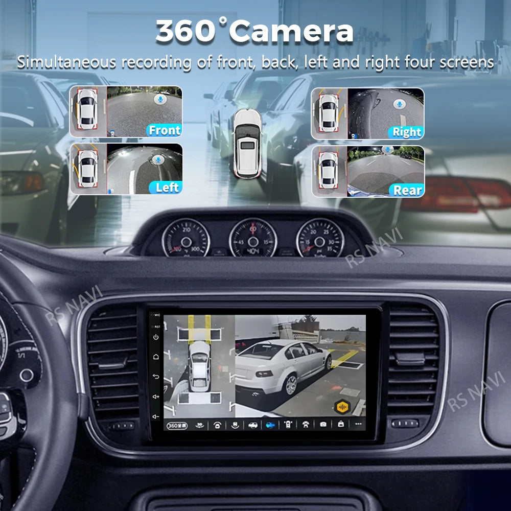 Android 16 Carplay Auto Car Radio For Volkswagen Beetle A5 2011-2019 Multimedia Video Play