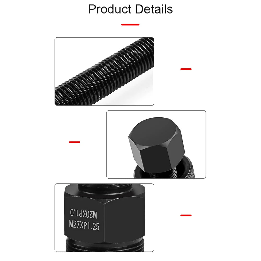 Motorcycle Flywheel Driver Puller Tool Set Flywheel Extractor Motorcycle Engine Rotor Remover Mo - Automotive LED Light