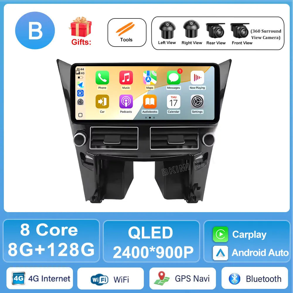 Wireless CarPlay Android Auto for Hyundai Sonata 2011-2018 | Navigation GPS Stereo DSP 4G Split Screen | AUTOK