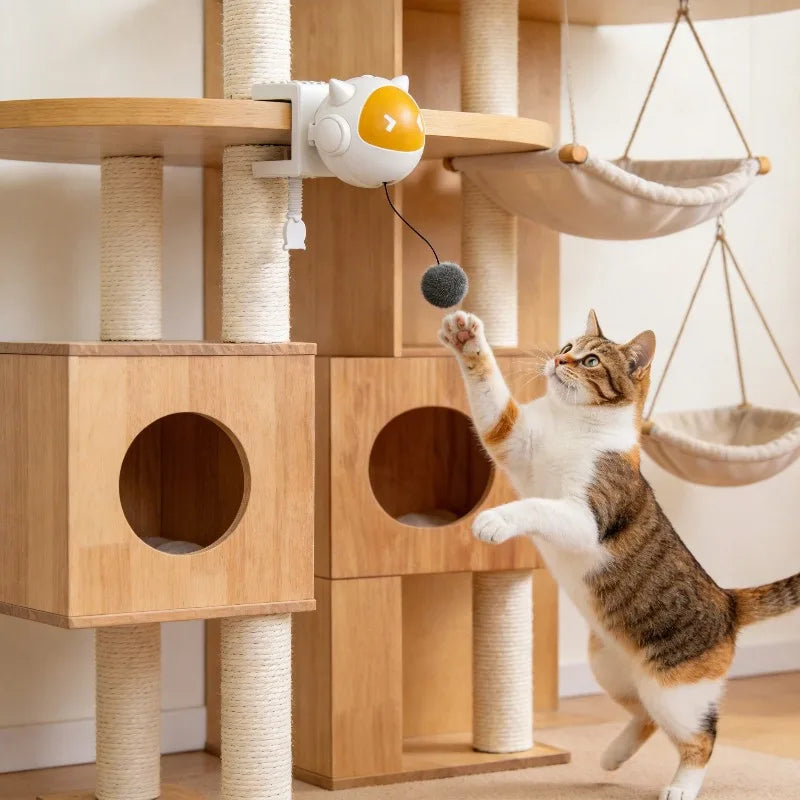 Can Be Raised and Lowered Hair Balls Electric Cat Balls New Interactive Cat Toys Pet Toys Self-h - Automotive LED Light