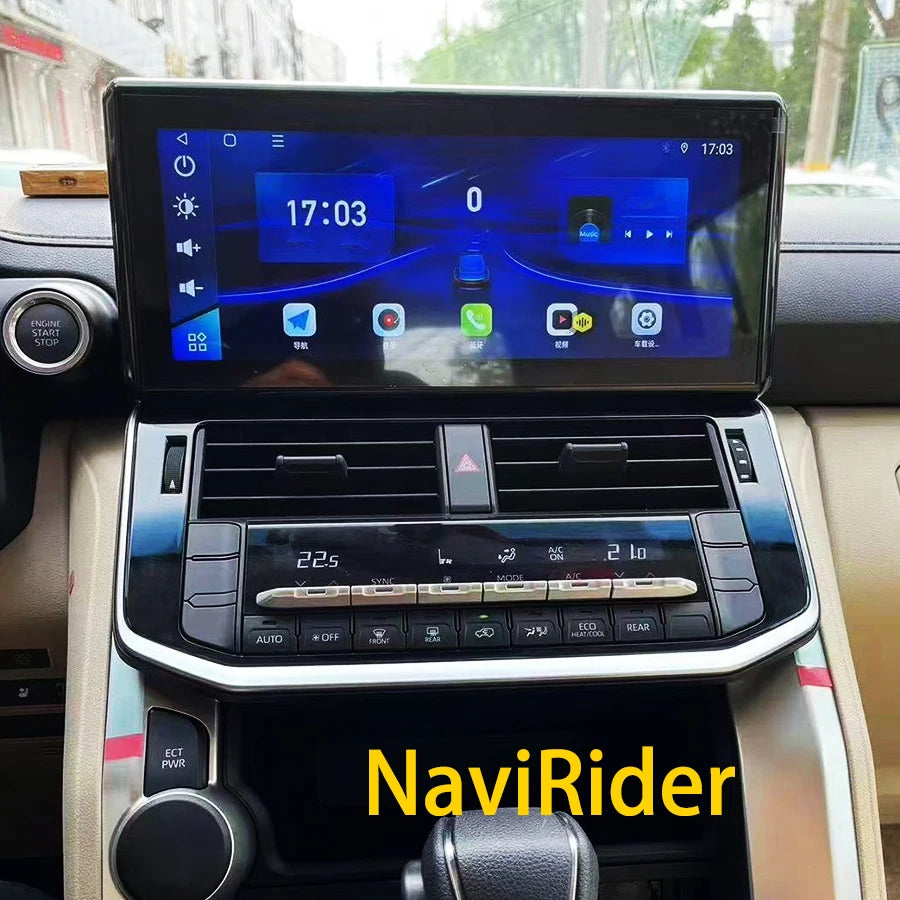 Car Radio For Toyota Land Cruiser LC300 2022 2023 QLED Screen Auto Android GPS Player Navi