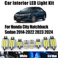 8-Piece LED Interior Light Kit for Honda City Sedan Hatchback 2014-2021 - Canbus Dome Map Door Trunk Bulbs | AUTOKITSHOP