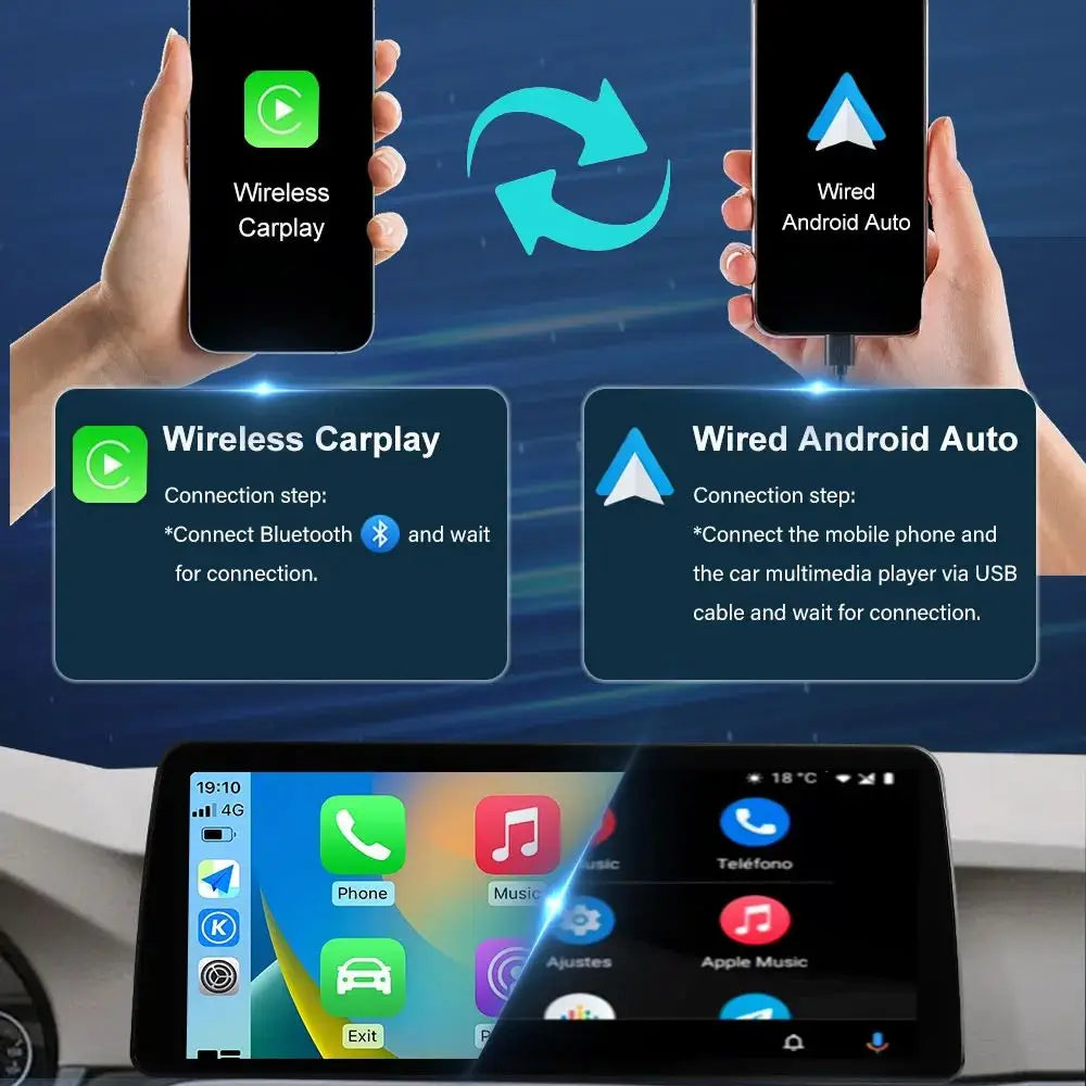 Android 14 Car Radio Video Multimedia Player 10.25 inch 1920*720P for BMW 1 Series F20 F21