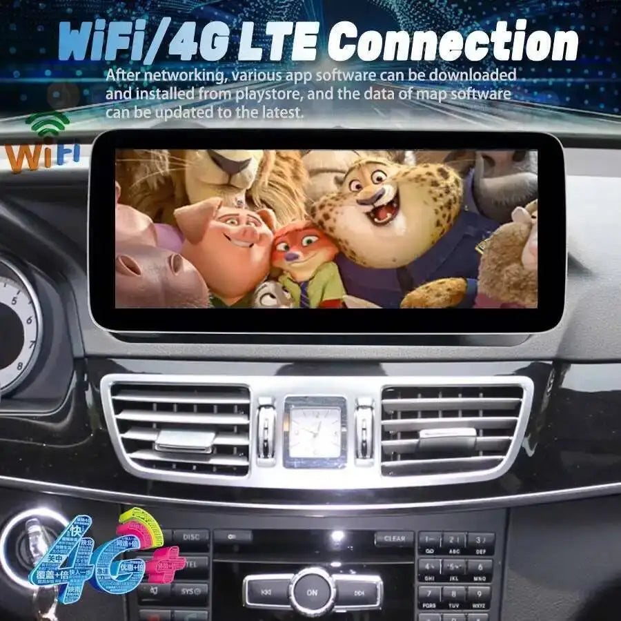 Car Radio For Benz E W207 A207 C207 2014 Screen Android 14 GPS Navi 256GB Carplay BT DSP S