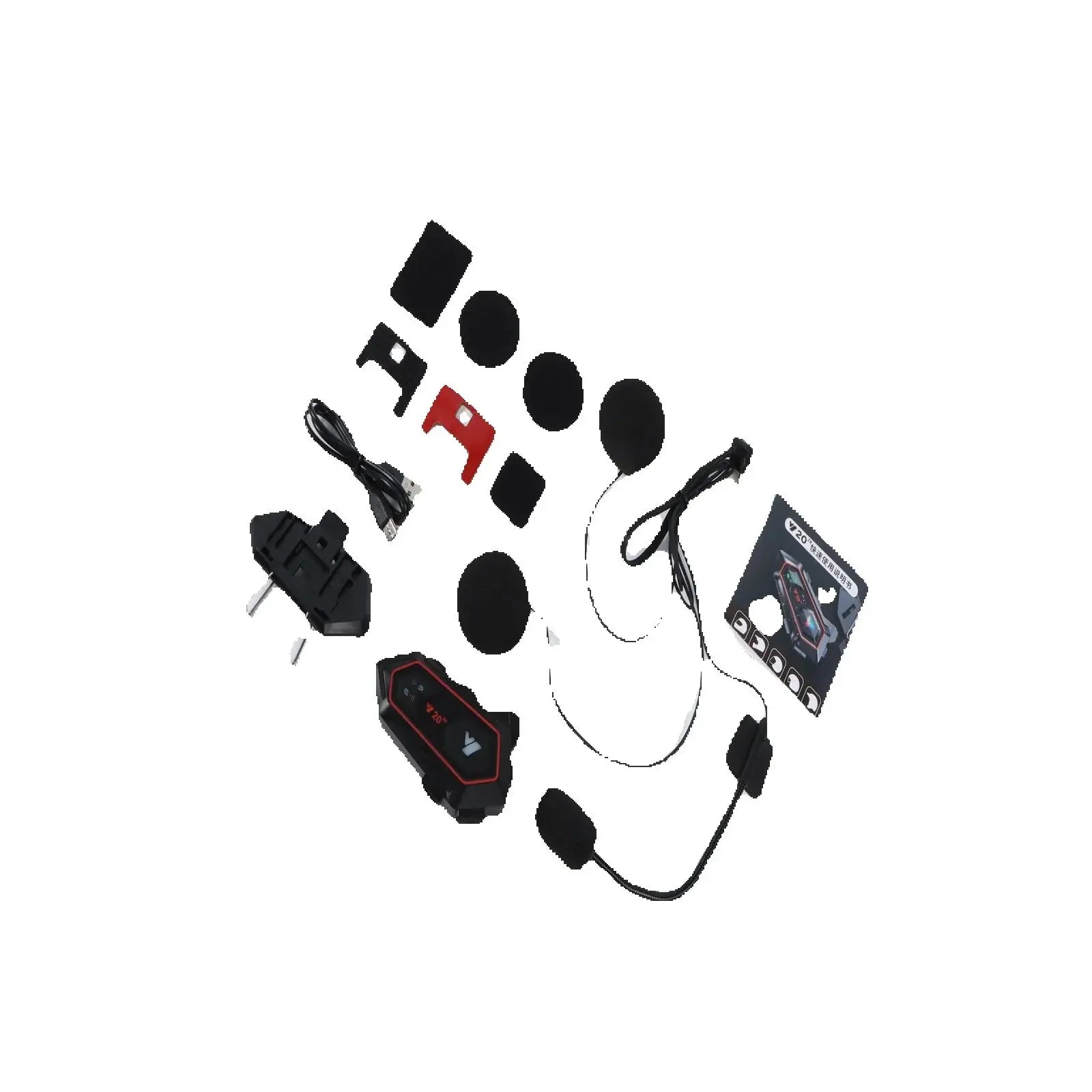 Y20-2x Bluetooth Helmet Headset FOR Motorcycle Navigation With Intercom Motorcycle Equipme