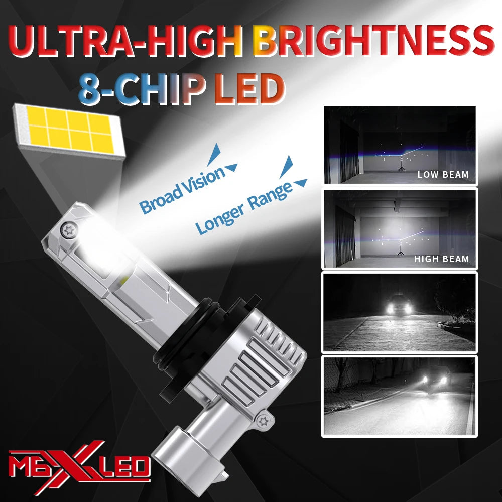HB4 9006 Led Headlight Canbu Car Bulb High Power 6000K Fog Light Xenon White Diode Lamp 12