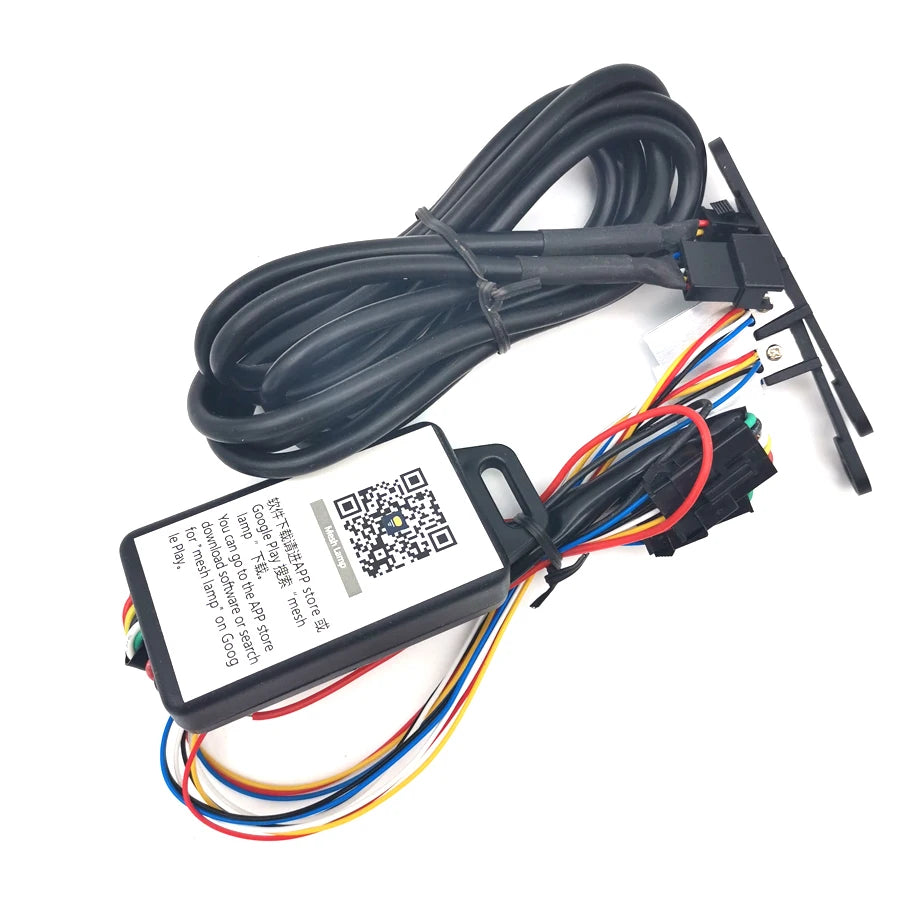 1 Pair Universal Car Styling Single Bead RGB LED Devil Eyes Bluetooth App control for Head