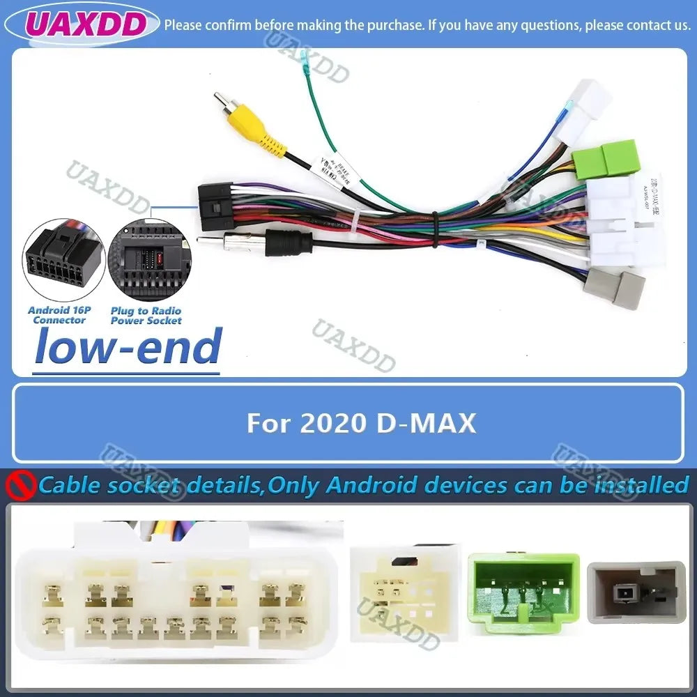 For Isuzu qingling d-max d max dmax mu-7 Chevrolet oloradoradio adapter Car Android radio