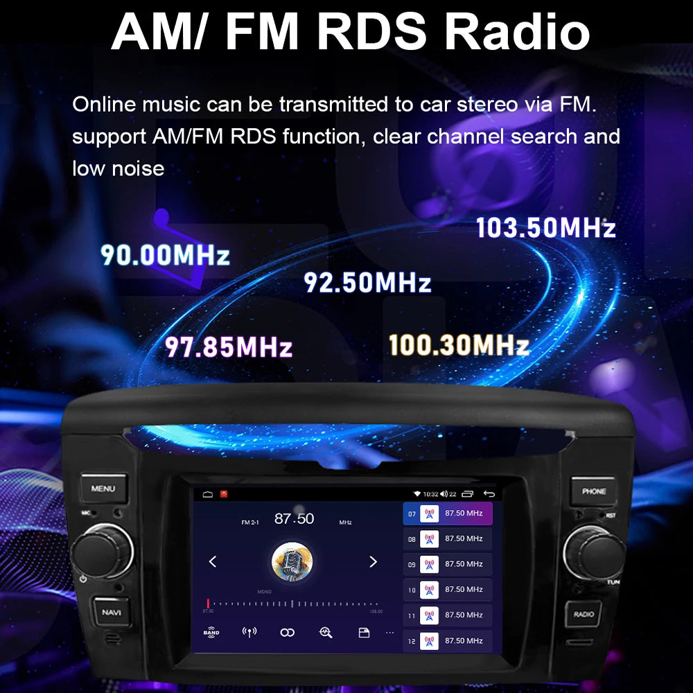 Android Car Radio For Lancia YPSILON 2012 2013 - 2015 Multimedia Player Wireless Carplay A