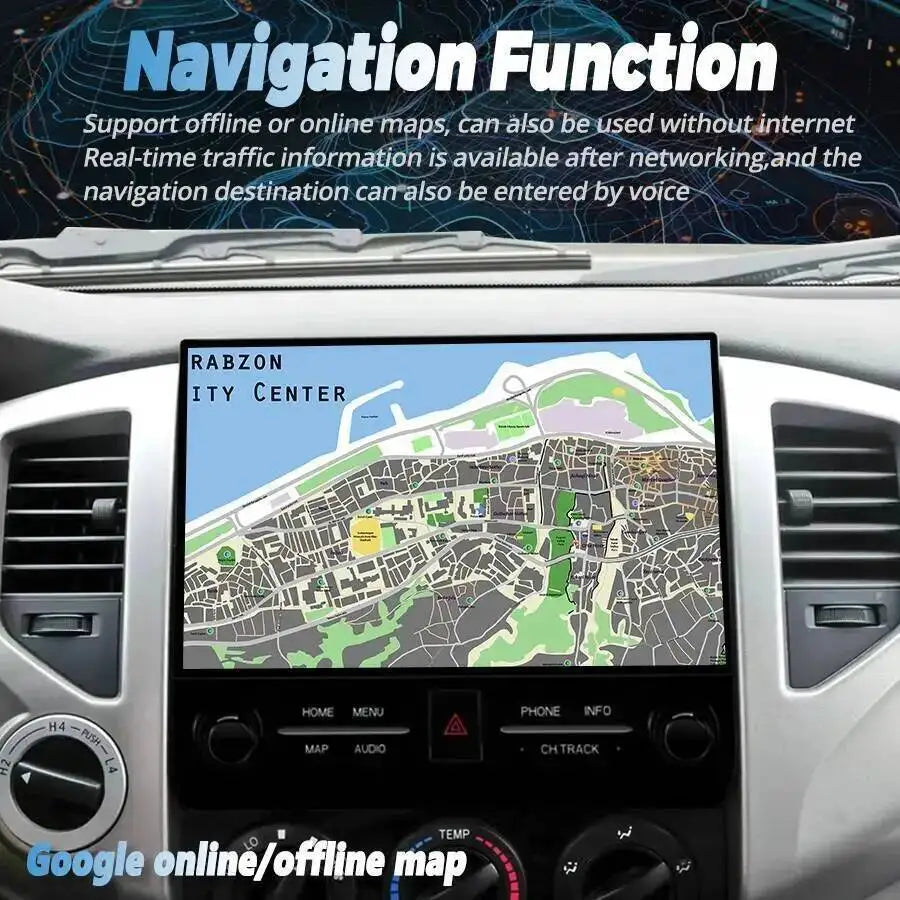 Multimedia Video Player For Toyota tacoma 2005-2015 CarPlay Car Radio 10inch DSP Android C