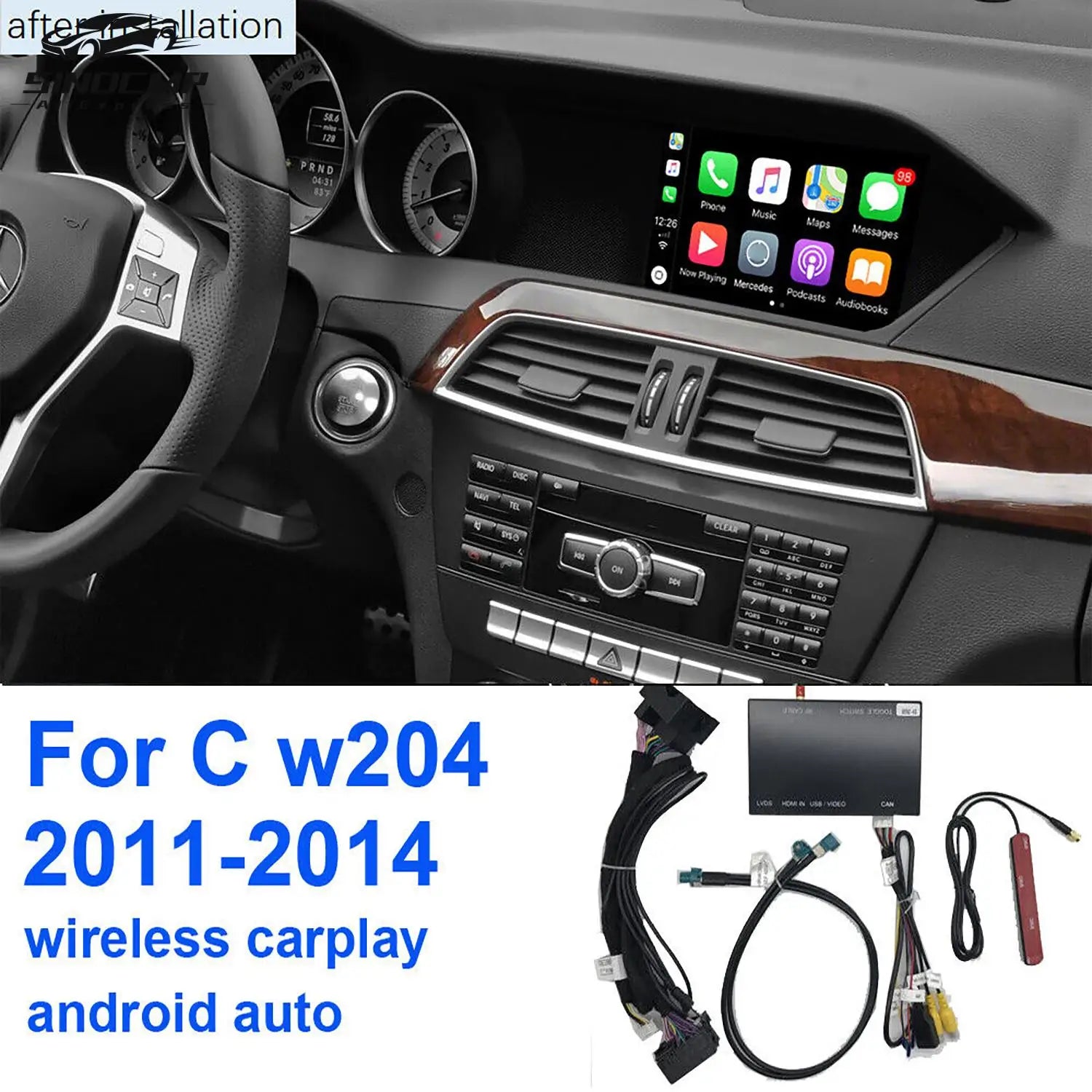 1Set Wireless Carplay Airplay For Mercedes Benz A B C E G Class W176 W246 W204 W212 W463 N