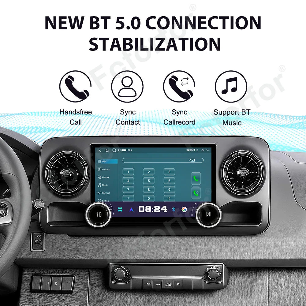 Modern 11.5 Inch Crystal Clear HD Display Android 15 Wireless Carplay GPS Navi Car Radio F