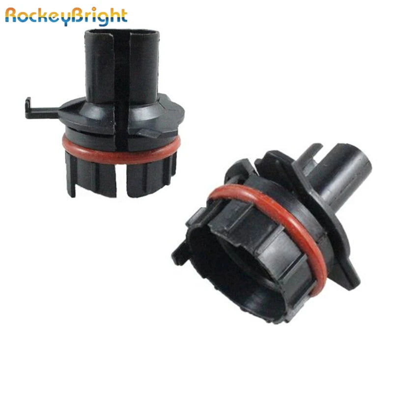 Rockeybright 2pcs H7 hid xenon bulb holder adapter hid lamp base for bmw e39 e60 520 530 7