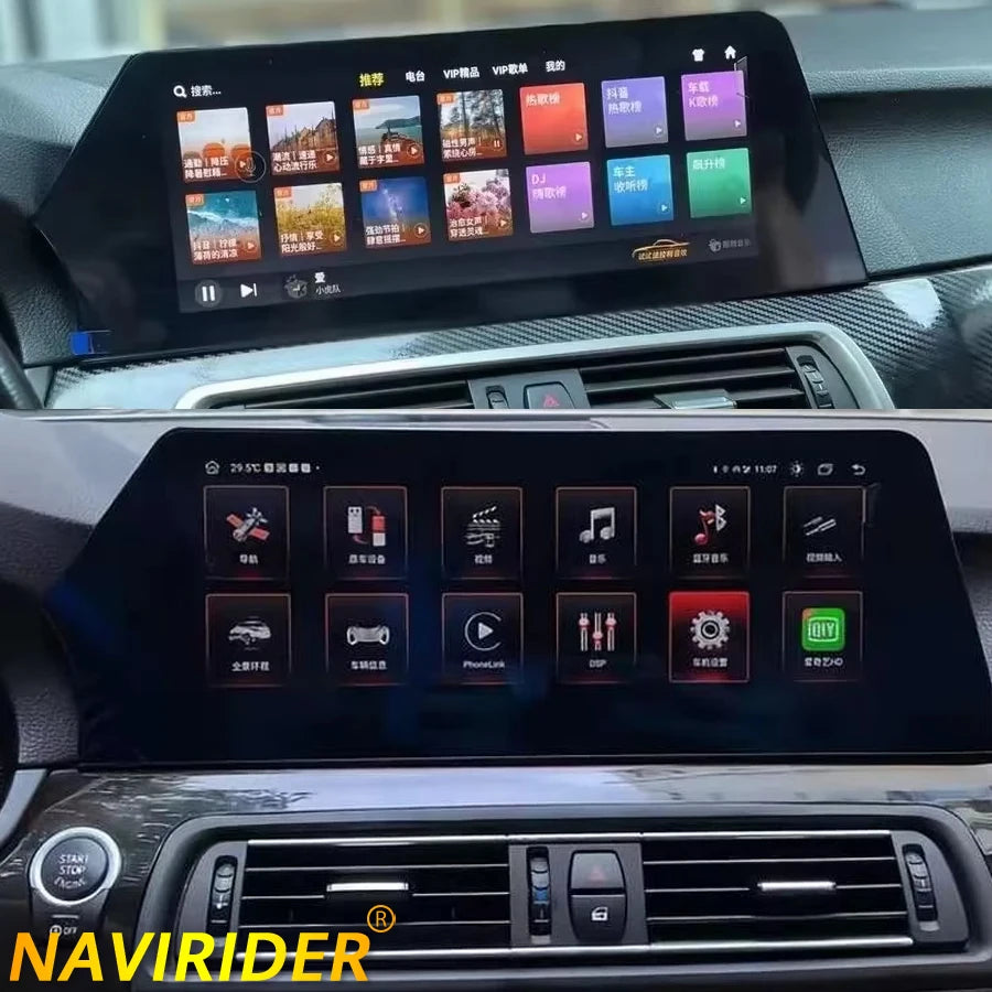 For BMW 5 Series F10 F11 2011-2017 Android 13 Car Radio Auto Video Player CarPlay 12.3 inc