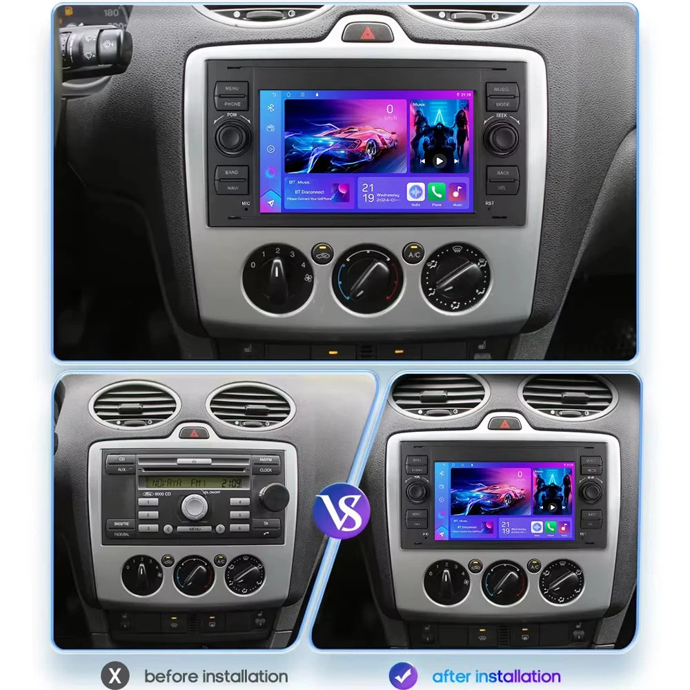 Android 16 For Ford Mondeo S-max Focus C-max Galaxy Fiesta Transit Fusion Connect Kuga Car | AUTOKITSHOP