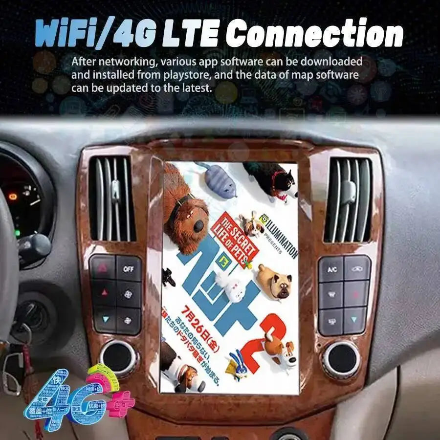 For Lexus RX330 RX300 RX350 RX400h 2004-2008 Toyota Harrier 11.8inch Android Screen GPS Na | AUTOKITSHOP
