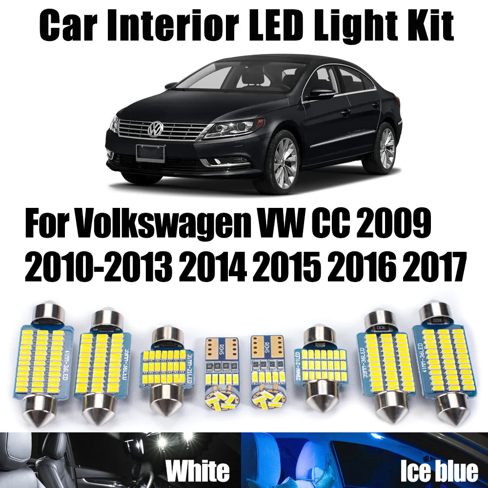 LED Interior Light Kit for Volkswagen VW CC - Canbus Error-Free Bulbs | AUTOKITSHOP