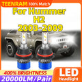 120W Canbus Car Headlight Bulbs 6000K White 12V Auto Lamps 20000LM High Power For Hummer H