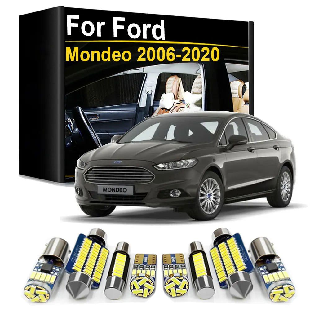 LED Interior Light Kit for Ford Mondeo MK3 MK4 MK5 2006- 2013 - Canbus Dome Map Door Trunk Bulbs | AUTOKITSHOP