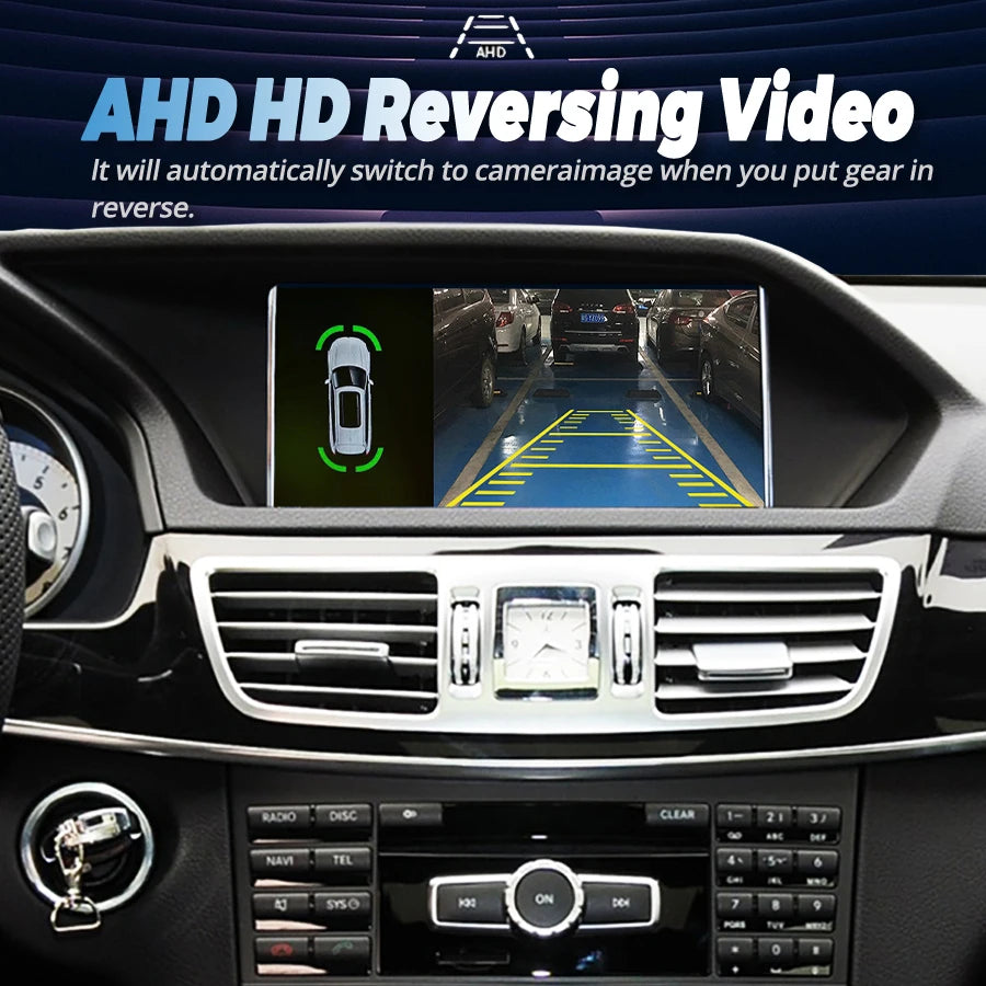 NAVIRIDER 8inch 668 4G SIM QLED Screen DSP For Benz E W207 A207 C207 2014 Android 14 Navi