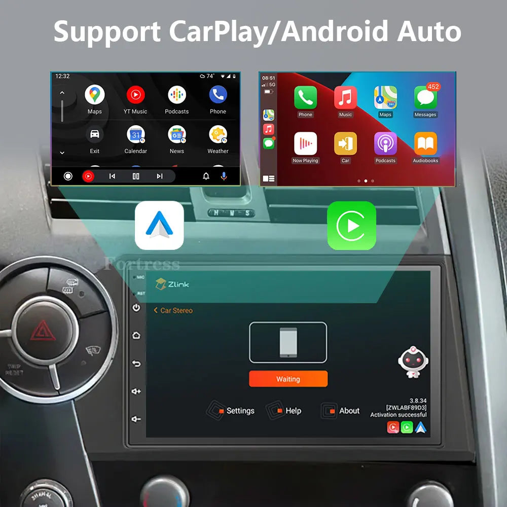Android 16 For SsangYong Kyron Actyon C100 2005 2006 2007 - 2011 2K QLED Stereo Car Radio