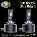HELLA D1S D2S D3S D4S D5S D8S Car LED Headlight Bulbs for HID to LED Upgrade, 12V DC 6500K