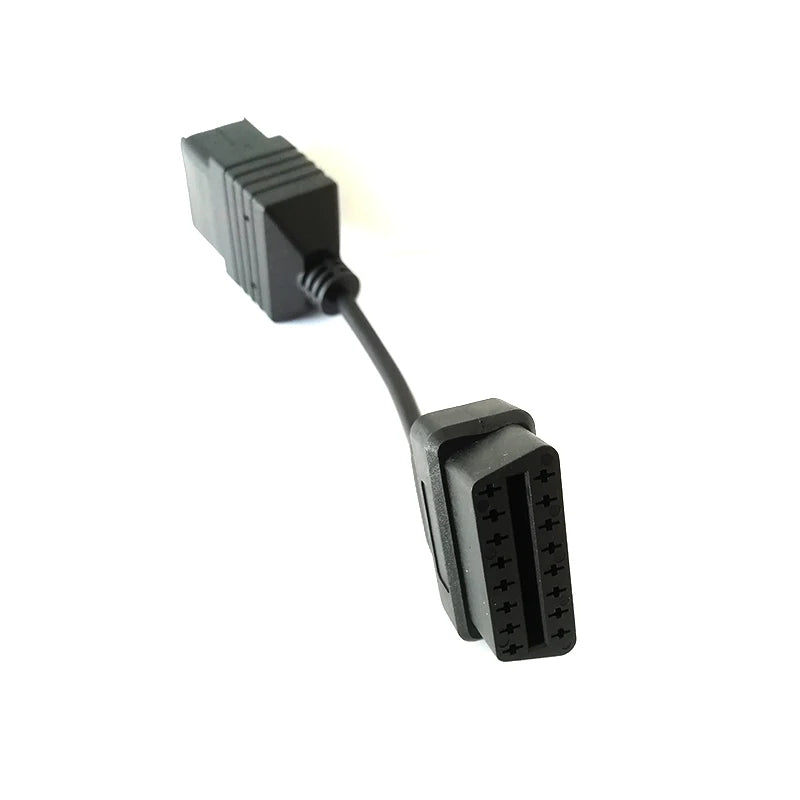 17 Pin to 16 Pin OBDII Adapter Cable OBD1 to OBD2 Connector Plug For Toyota