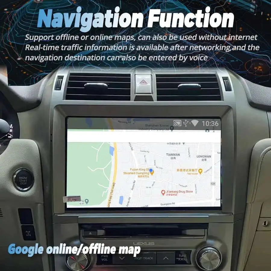 11.6inch For Lexus GX400 GX460 2010-2020 Car Carplay Video Player Audio Radio Stereo Multi | AUTOKITSHOP