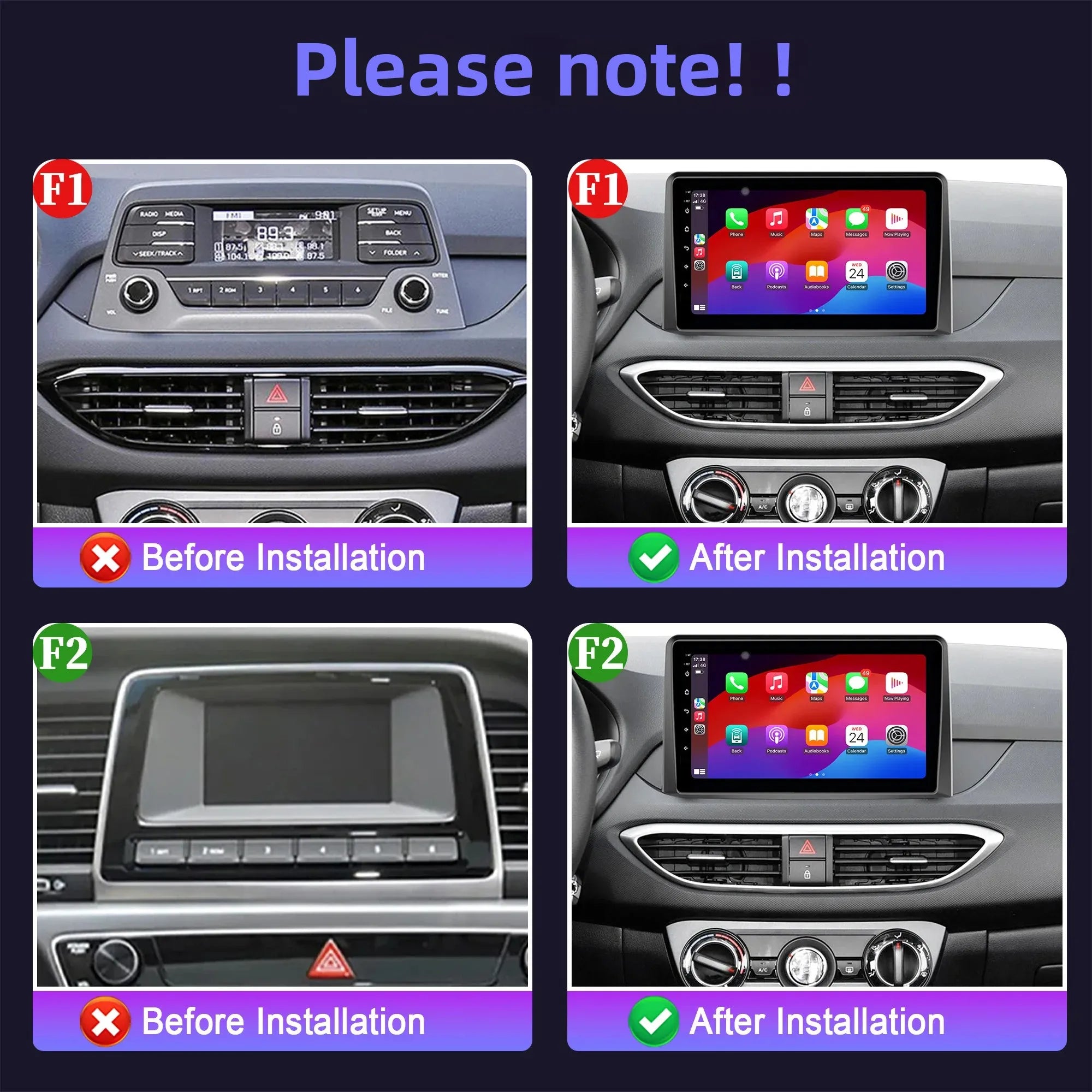 Car Radio 4G GPS For Hyundai Sonata 7 LF 2017-2019 Android 14 Navigation Wireless Carplay