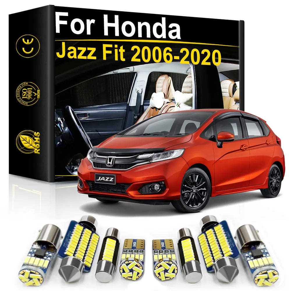 LED Interior Light Kit for Honda Fit Jazz - Canbus Error-Free Bulbs | AUTOKITSHOP