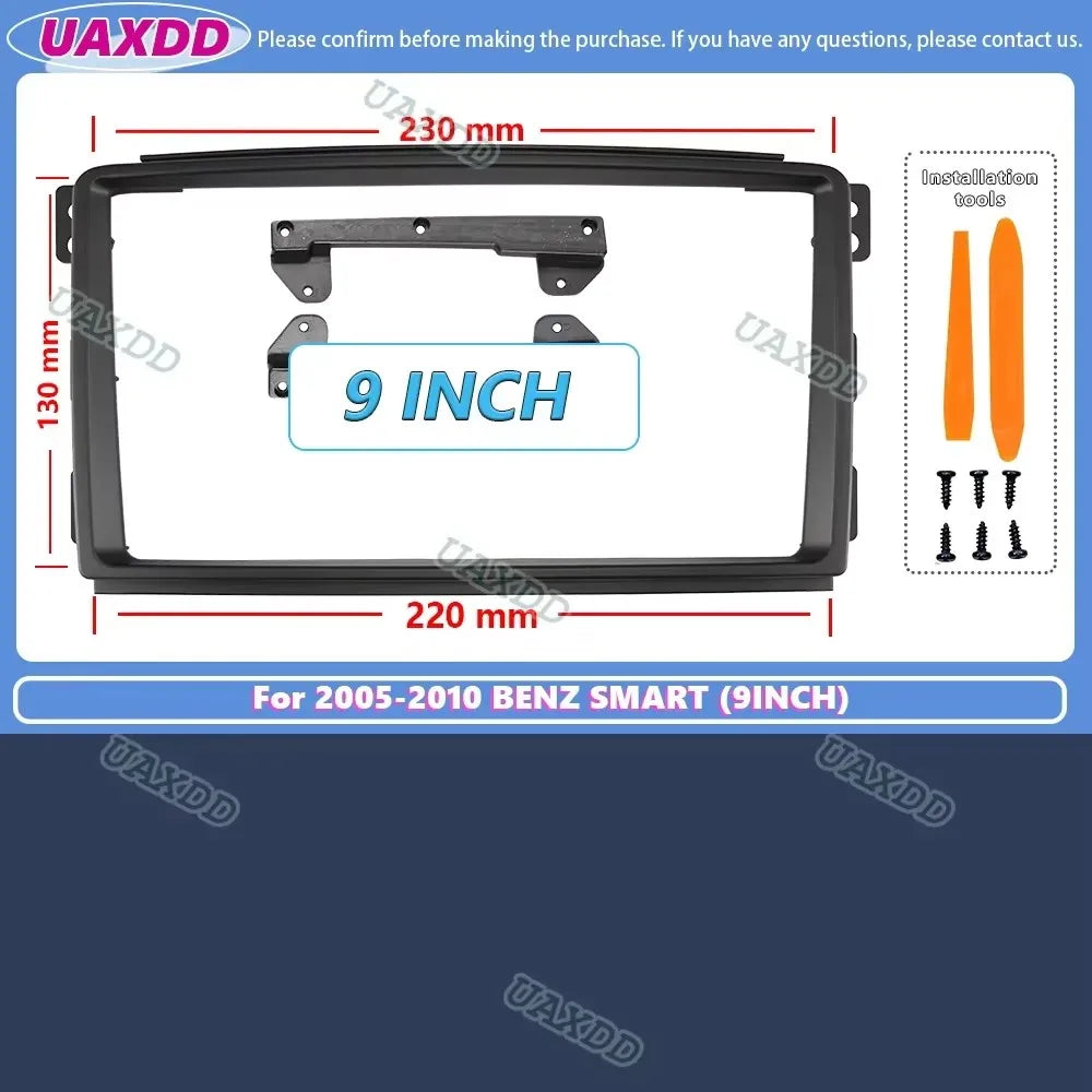 Car dvd mp5 fascias video dashboard audio multimedia frame panel player cable harness canb