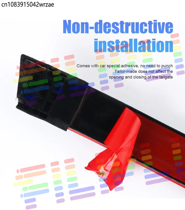 1.2M Led Tail Spoiler Light Universal Car Turn Signal Driving Brake Flash Trunk Lip Racing | AUTOKITSHOP
