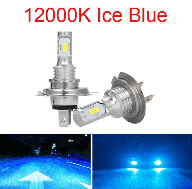 2Pcs 20000LM H7 H4 H8 H11 LED Headlight 9005 HB3 9006 HB4 CSP LED Headlamp Bulb 120W Turbo Auto Lamp 6000K 12V