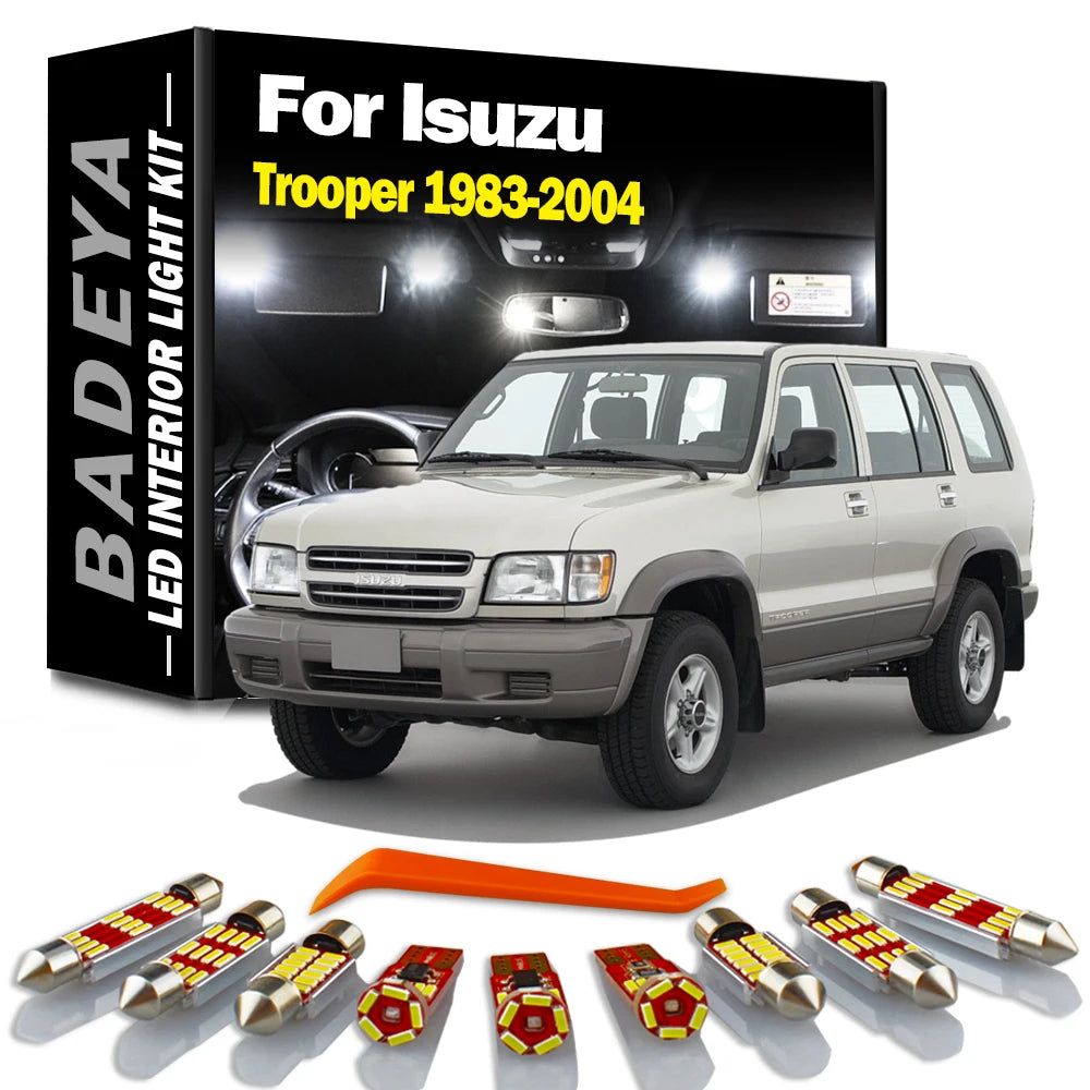 Canbus LED Interior Number Plate Light Kit For Isuzu Trooper I II 1983-1996 1997 1998 1999