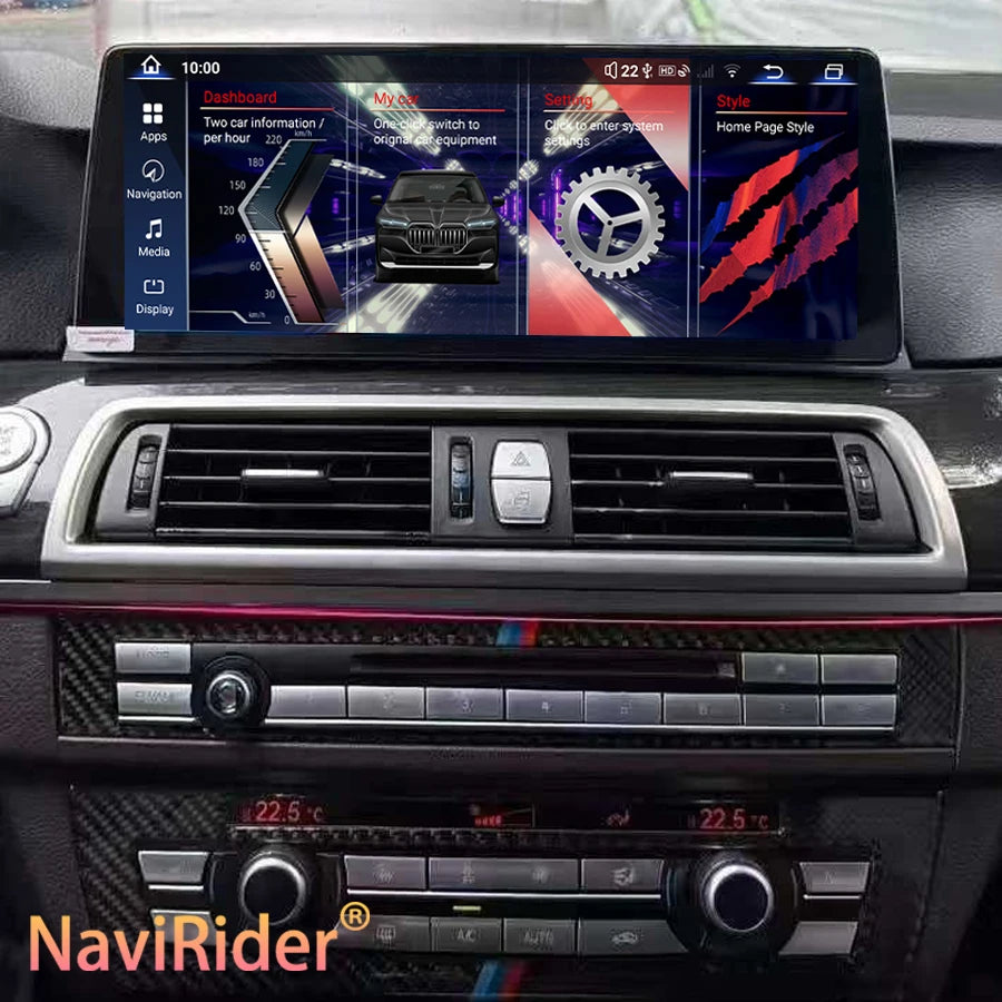 Car Multimedia Video Player For BMW 5series F10 F11 F18 2013-2017 Bluetooth 12.8inch 4G Ca
