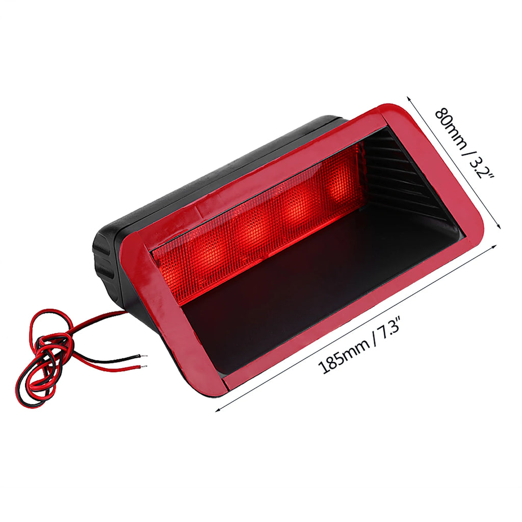 Universal Car Rear Red Brake Lights 12V 5LED Stop Light Auto Truck Cargo Tail Light Safety Light - Canbus LED Car Light