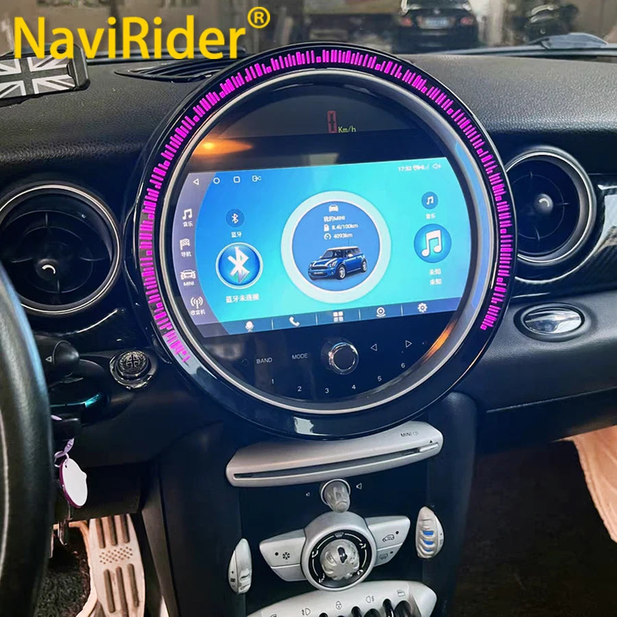 9inch Android Car Radio Multimedia Player For BMW Mini One Cooper R55 R56 Peaceman Clubman