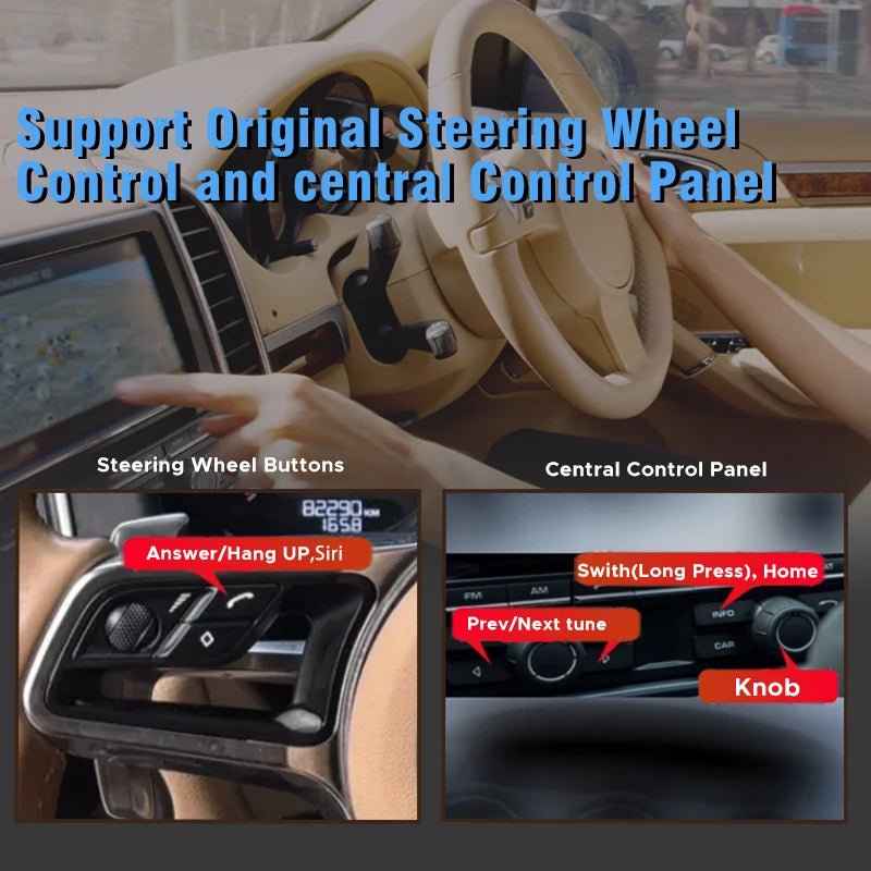 RGB - Ambient Light - for Porsche PCM3 - Car Interior Lighting